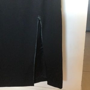 Sexy skirt with slit.